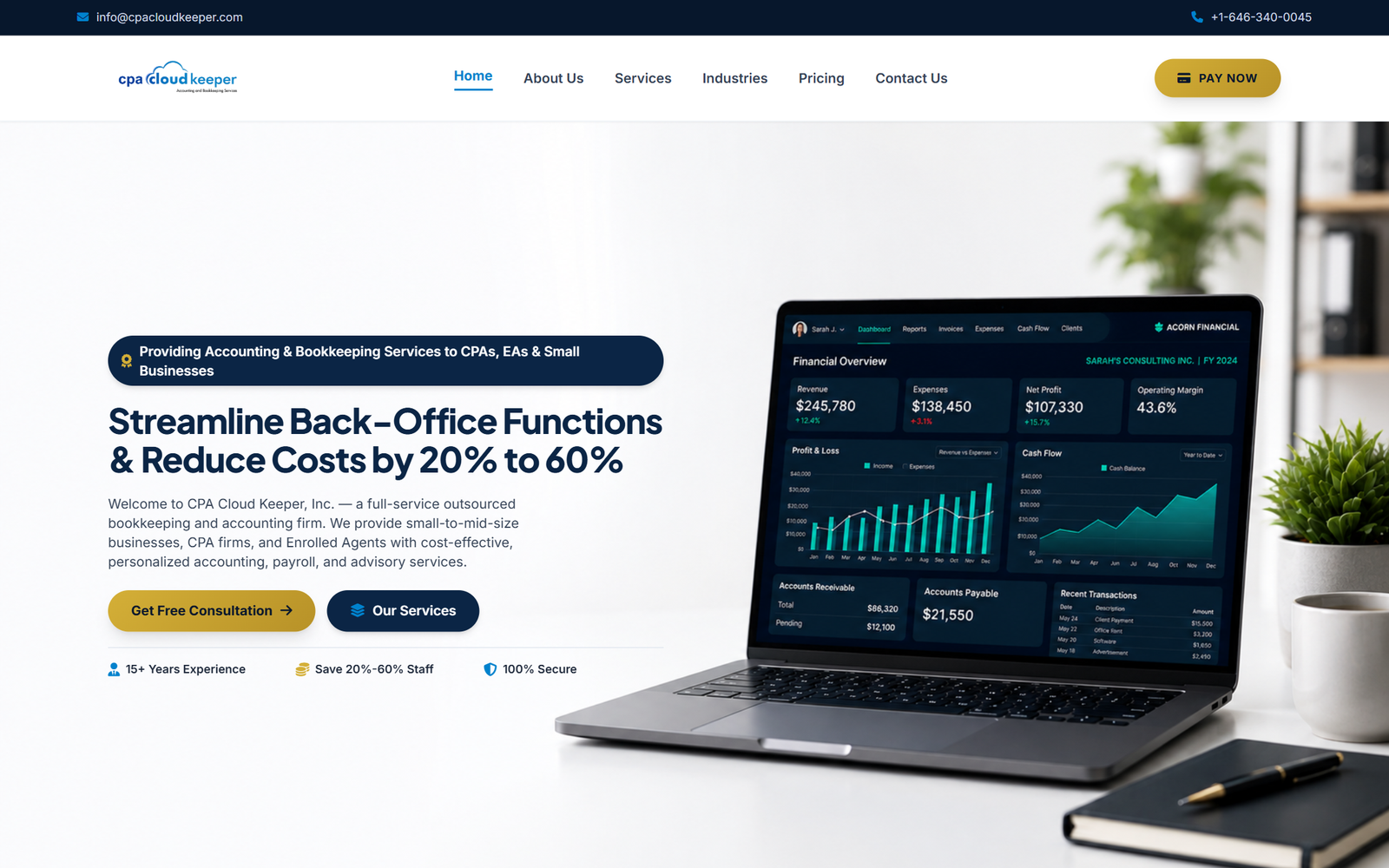 CPA Cloudkeeper Website
